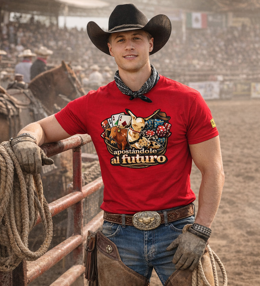 Apostandole al futuro (español) camiseta vaquera