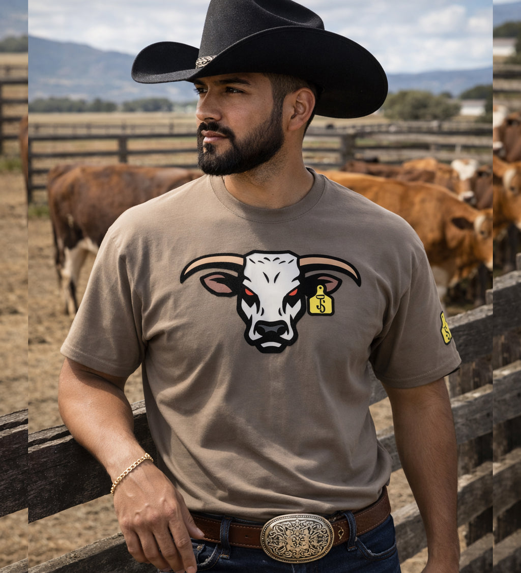 Toro bravo camiseta vaquera