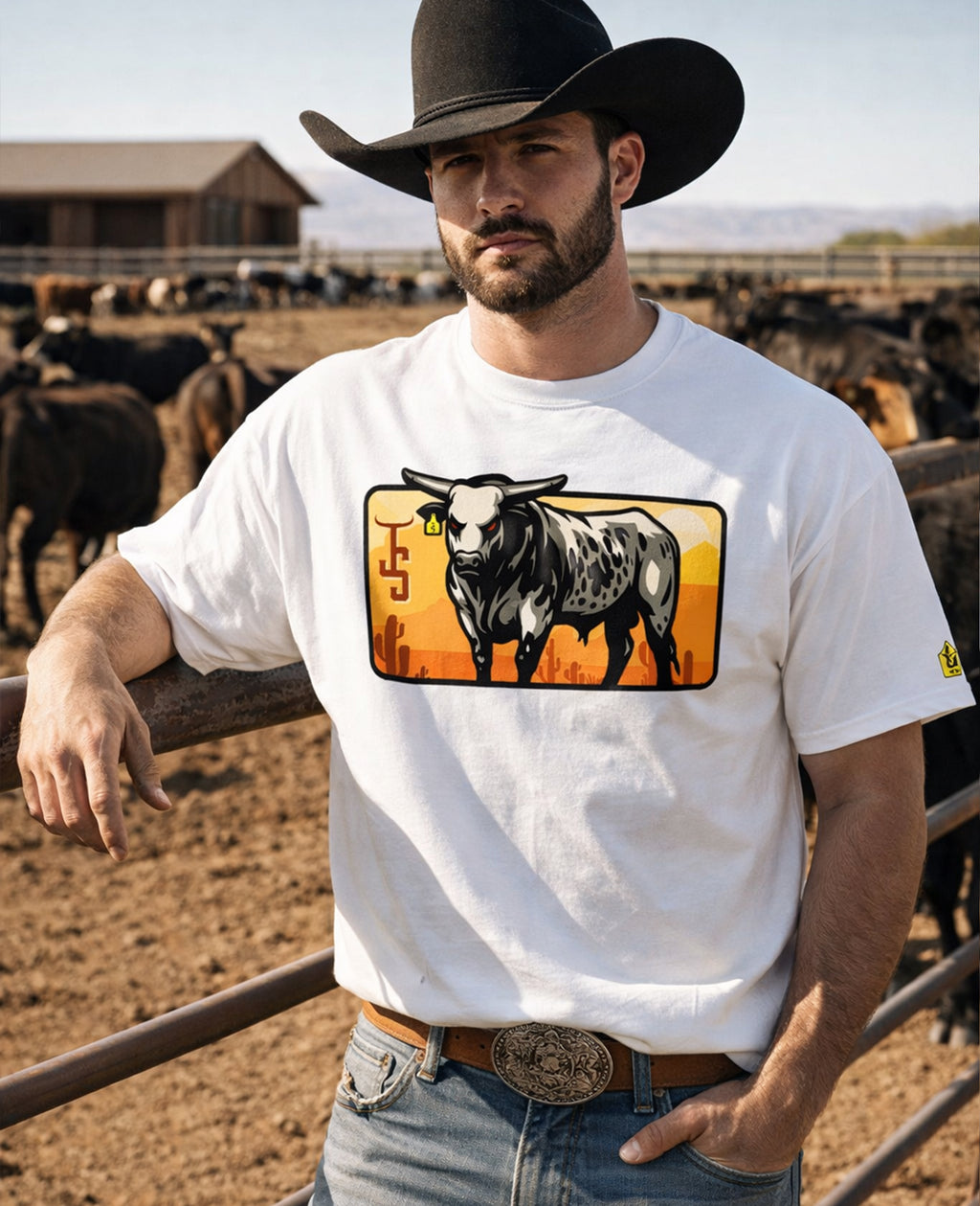 El diablo del desierto camiseta vaquera