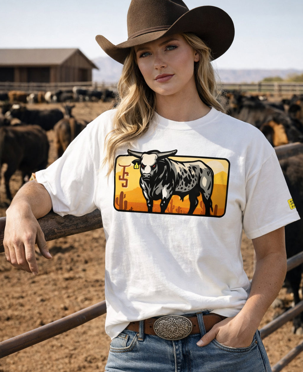 El diablo del desierto camiseta vaquera