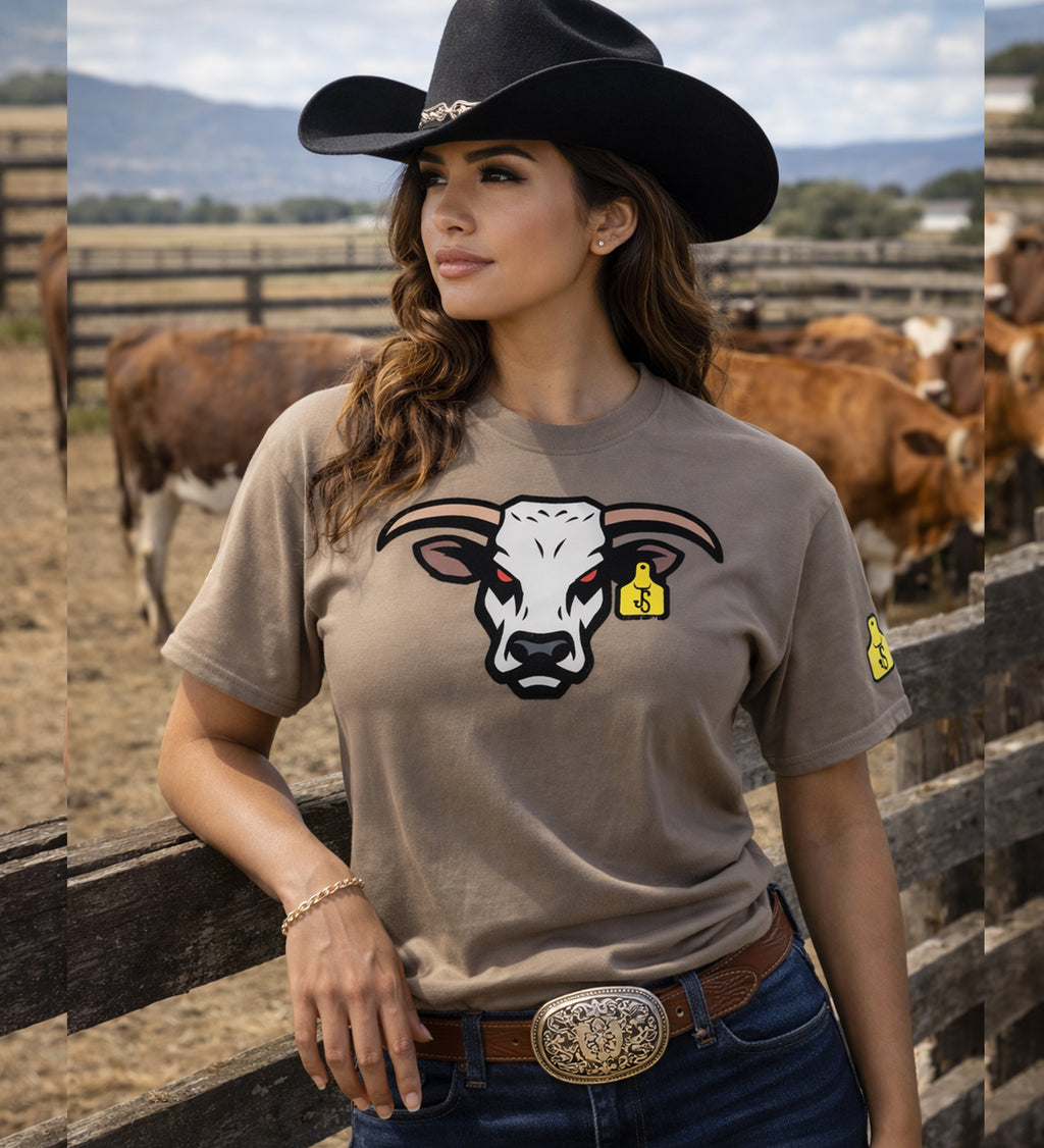 Toro bravo camiseta vaquera