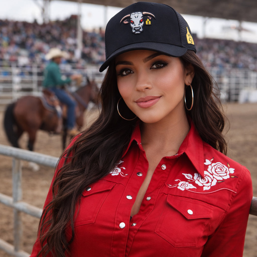 Gorra de camionero negra Mad Bull