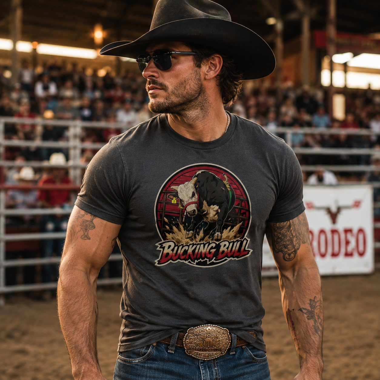 Bucking Bull western Tshirt