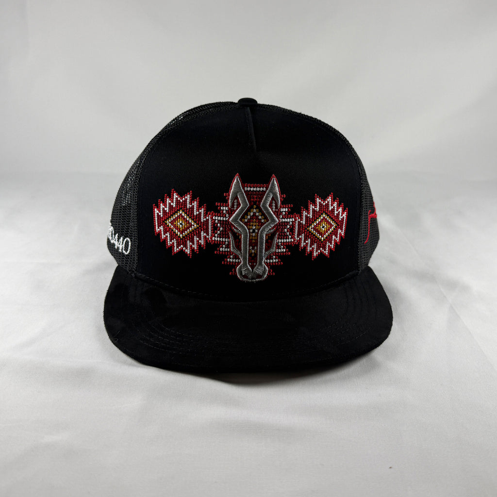 Azteca horizonte negra gorra vaquera snapback
