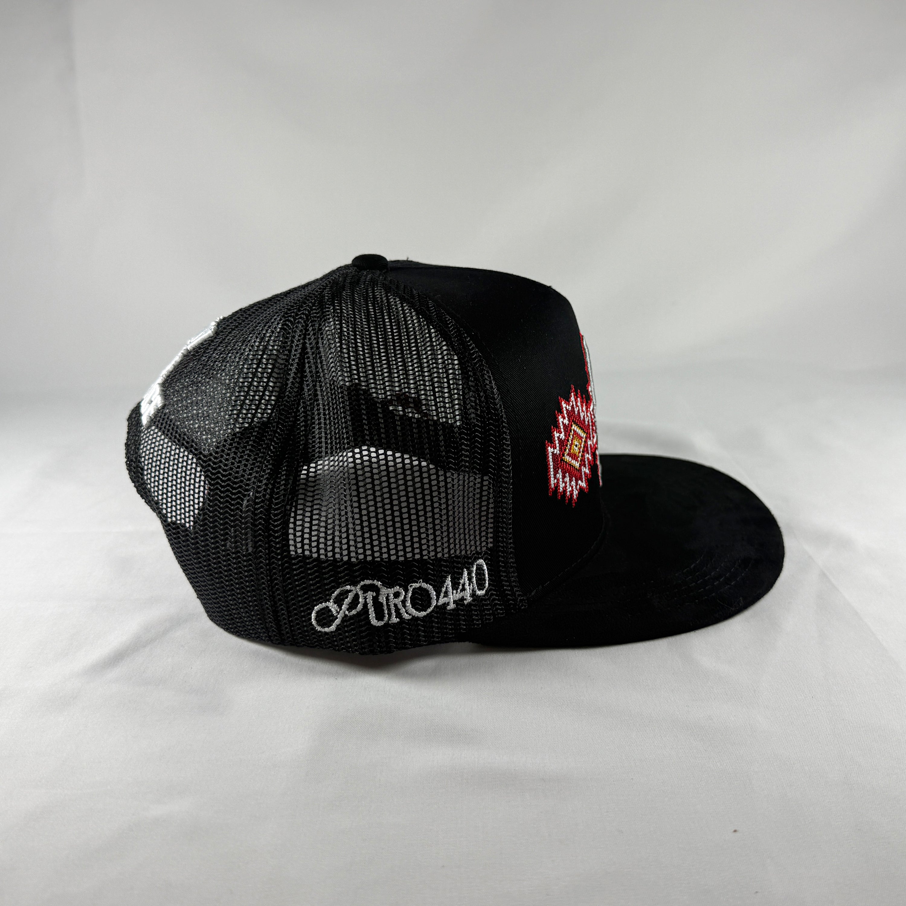 Azteca horizonte negra gorra vaquera snapback