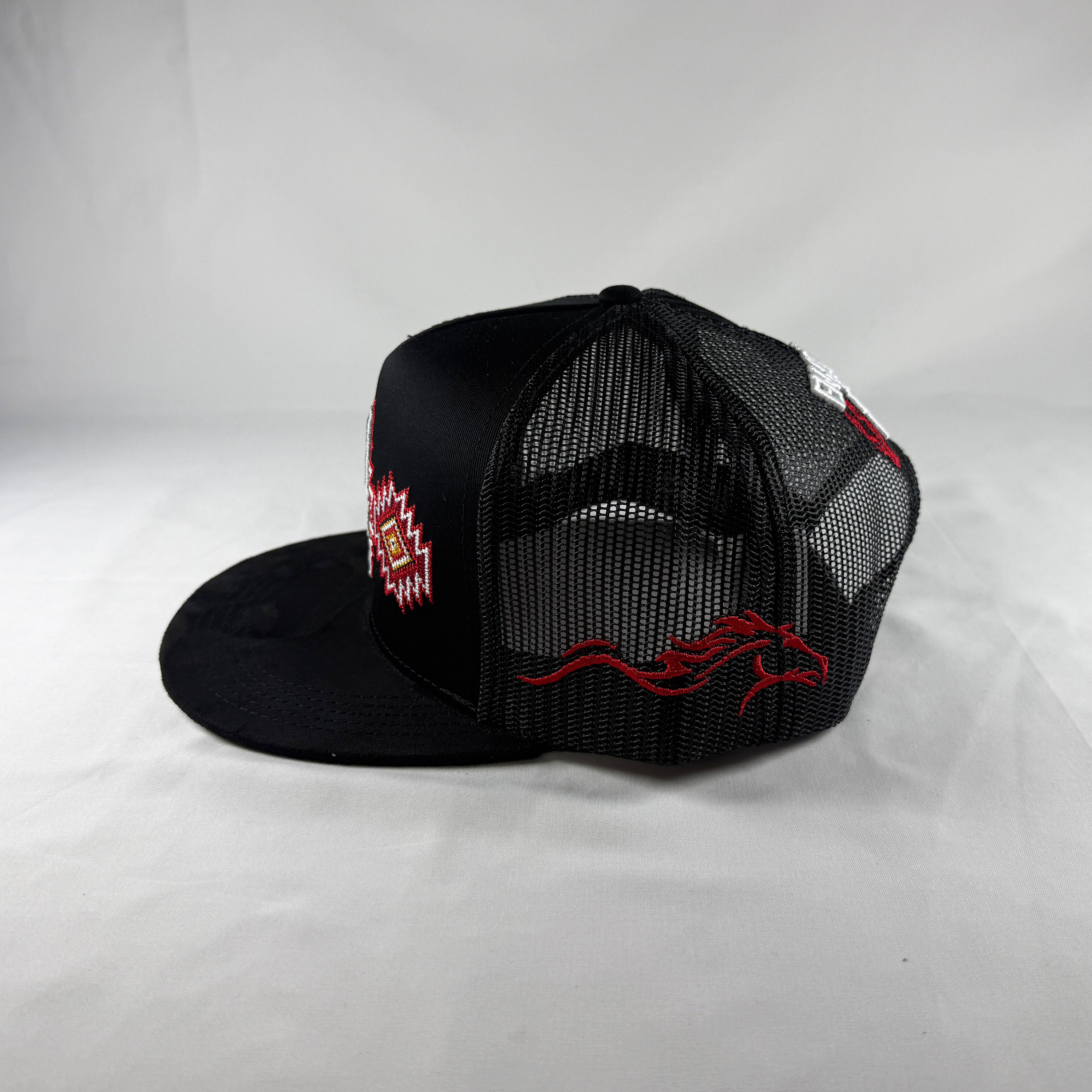 Azteca horizonte negra gorra vaquera snapback