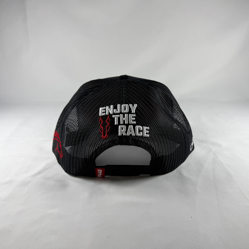 Azteca horizonte negra gorra vaquera snapback