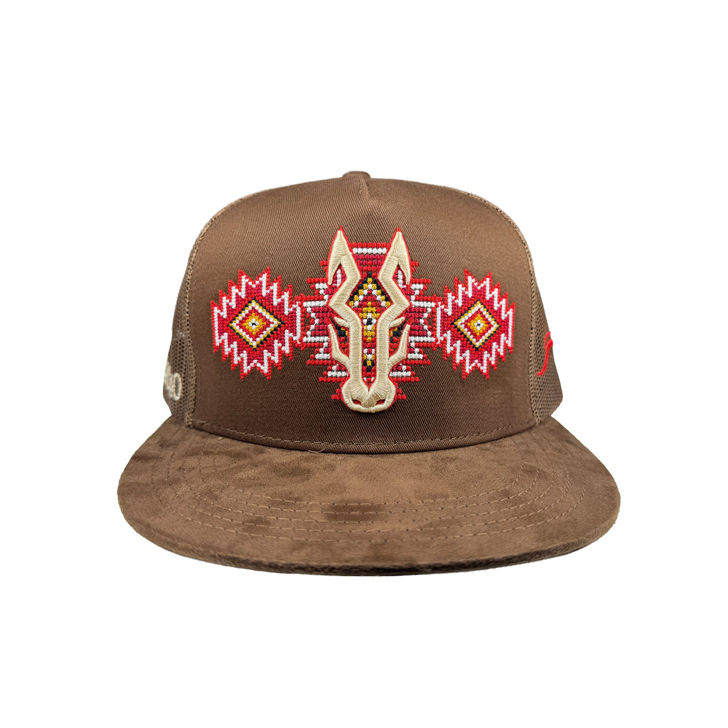 Azteca horizonte cafe gorra vaquera snapback