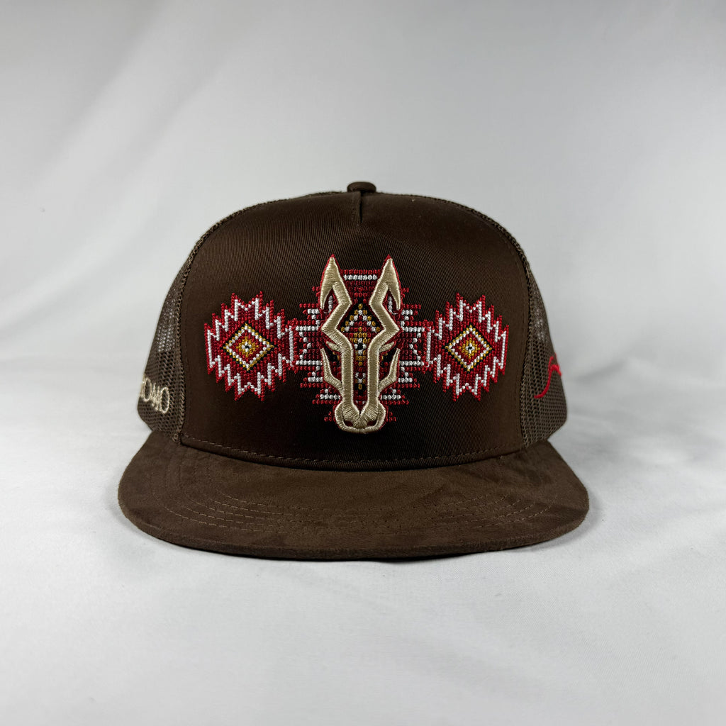 Azteca horizonte cafe gorra vaquera snapback