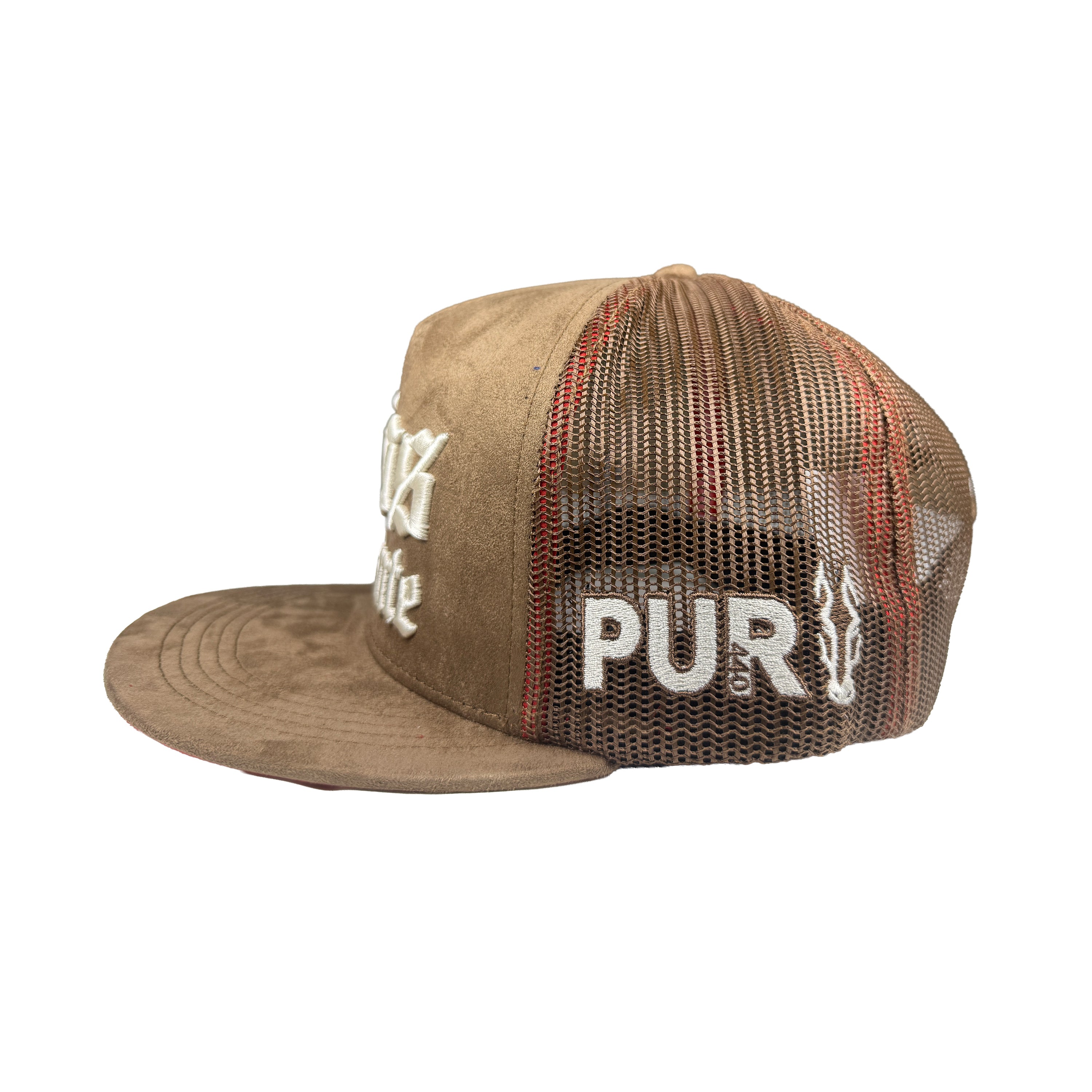 Dios por delante western snapback hat