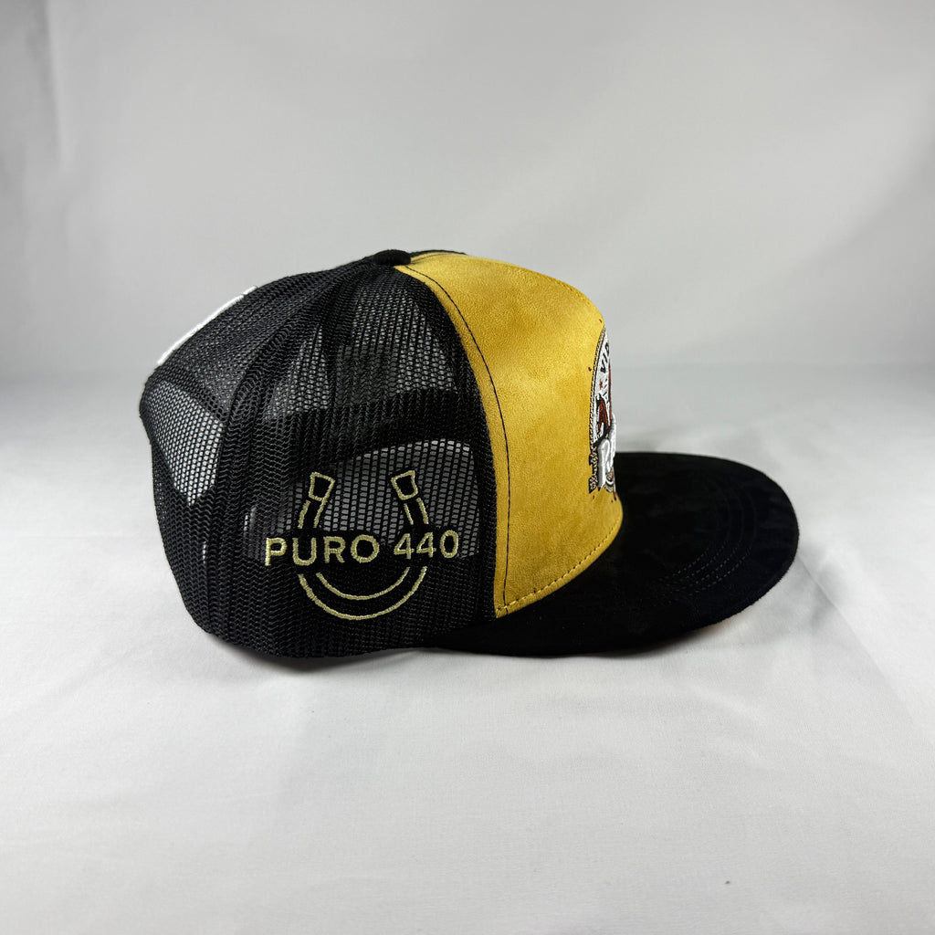 Vida de rancho dorada gorra vaquera snapback