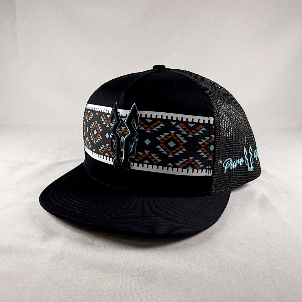 Azteca de medianoche gorra vaquera snapback