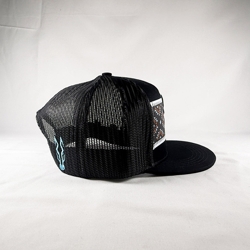 Azteca de medianoche gorra vaquera snapback