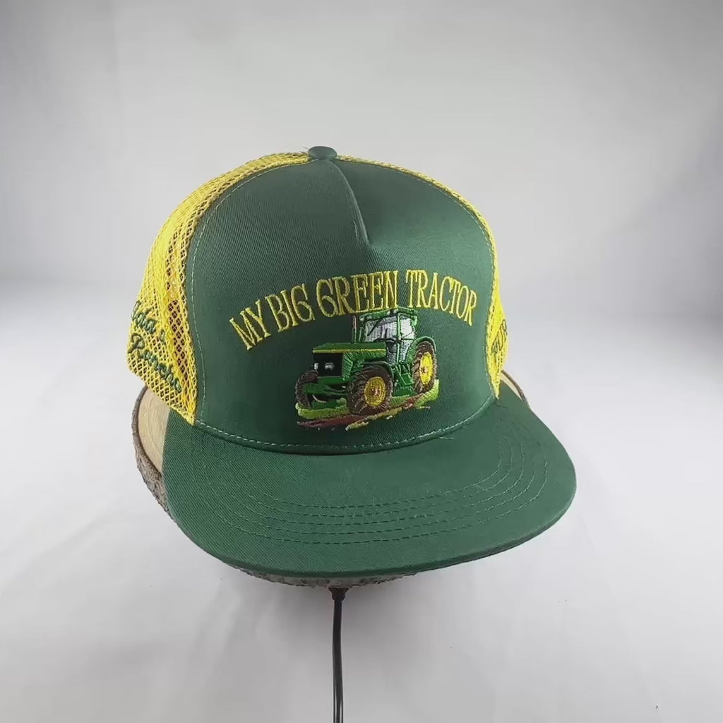 Gran tractor verde gorra vaquera snapback