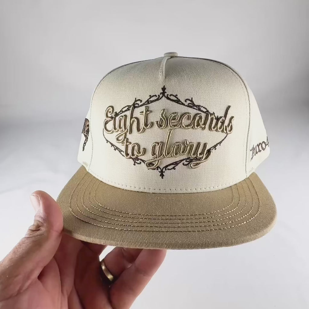 Ocho segundos para la gloria gorra vaquera snapback