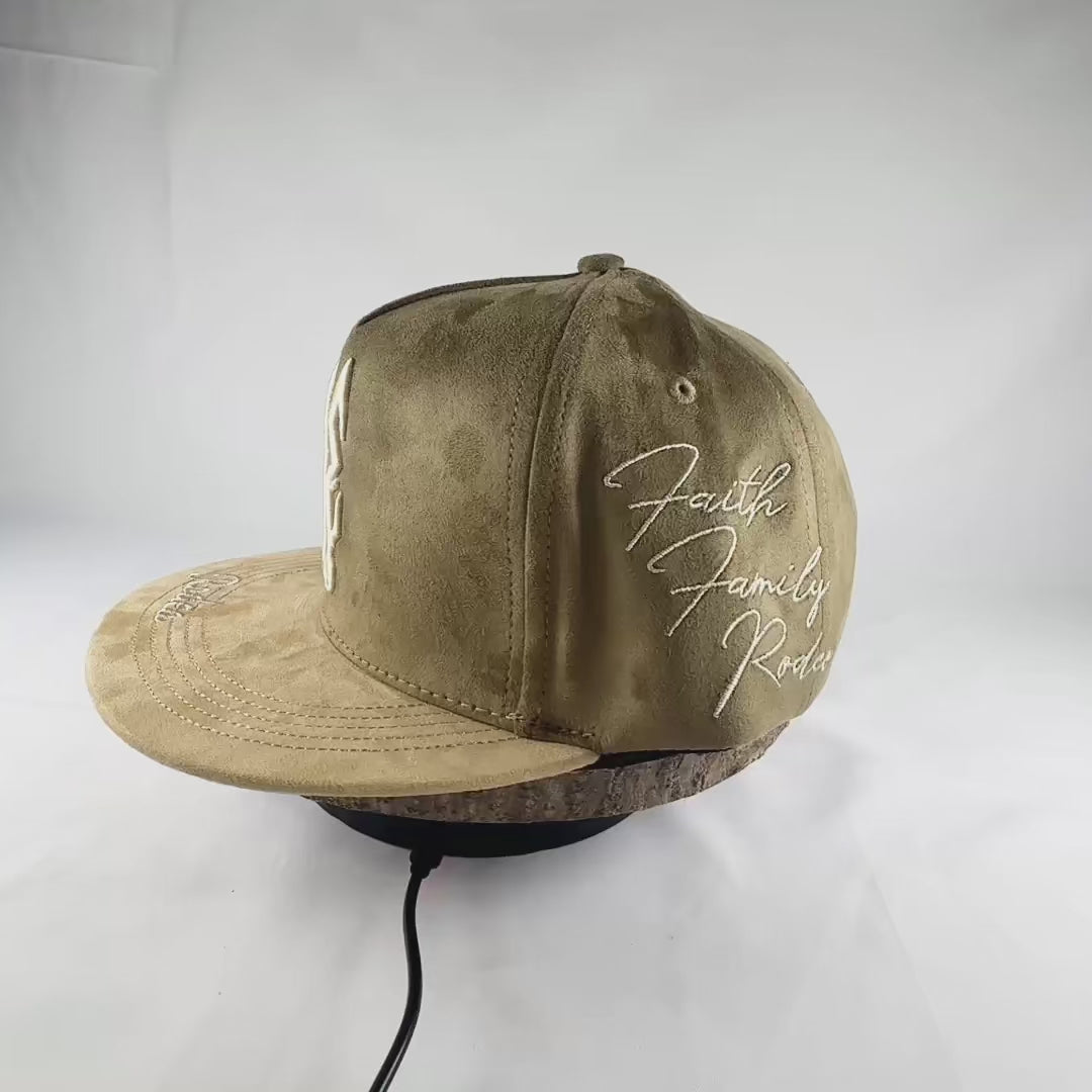 Familia, fe y rodeo gorra vaquera snapback