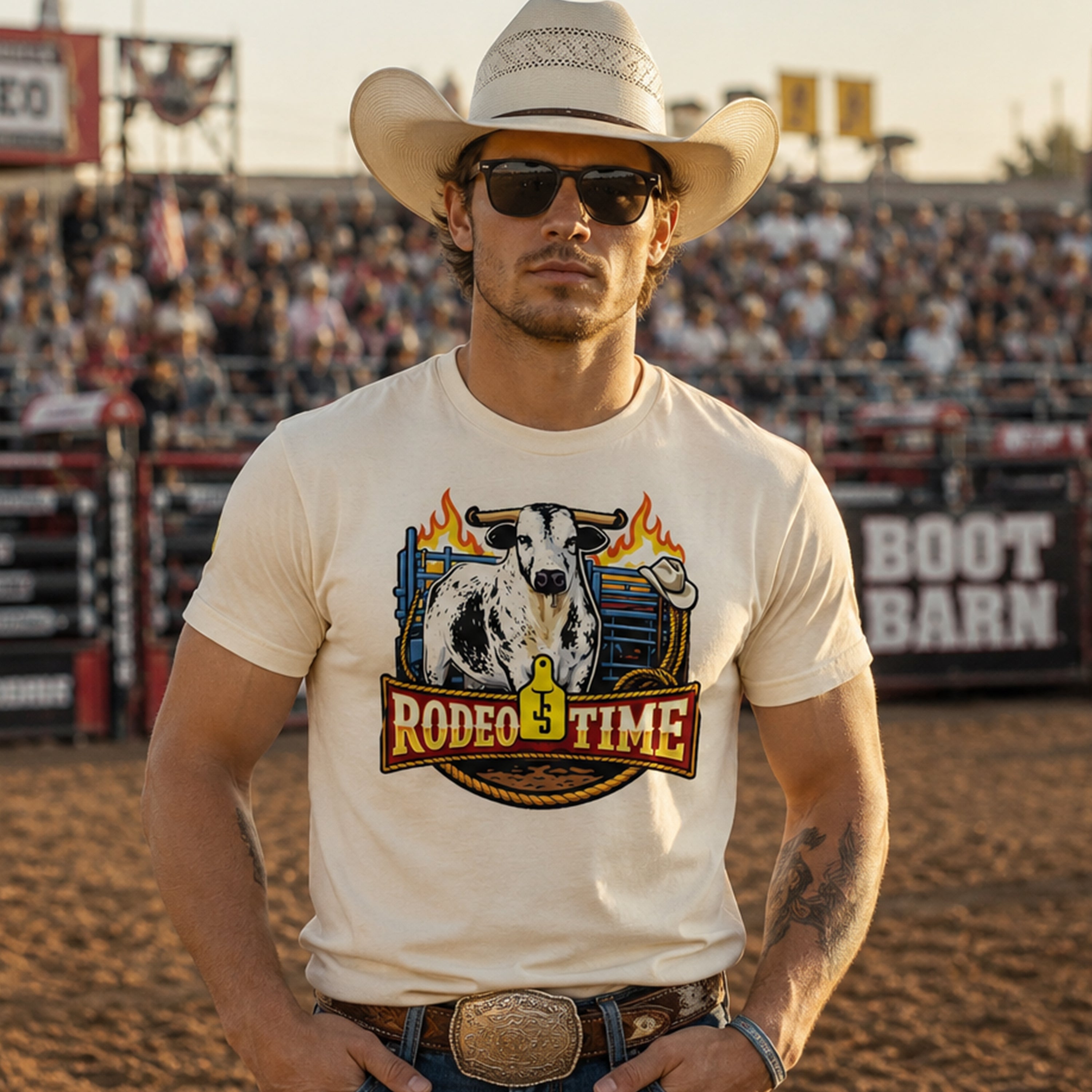 Rodeo time western Tshirt