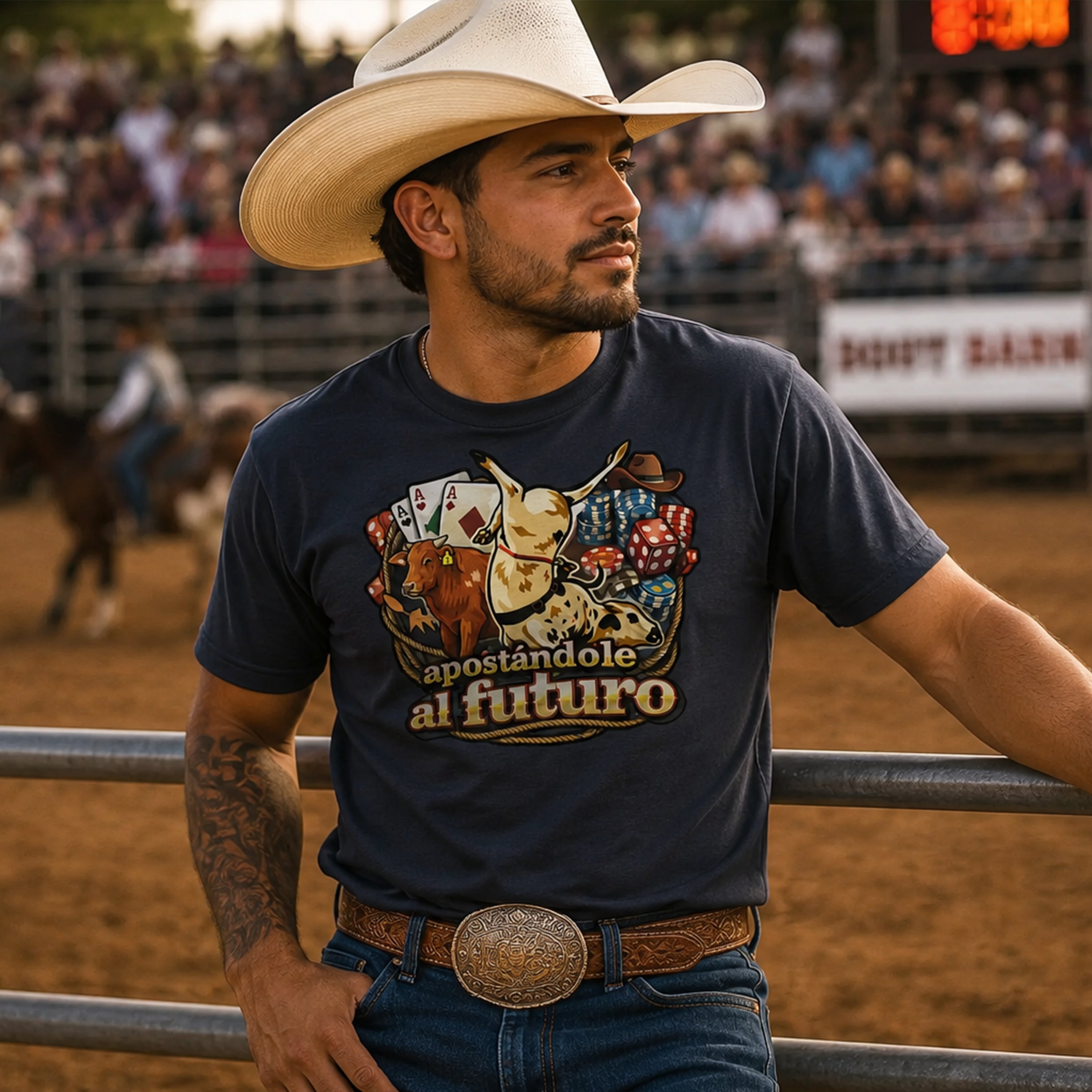 Betting on the future (español) western Tshirt