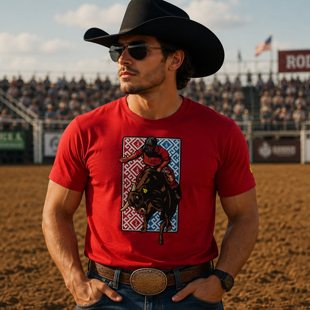Riding the beast western Tshirt