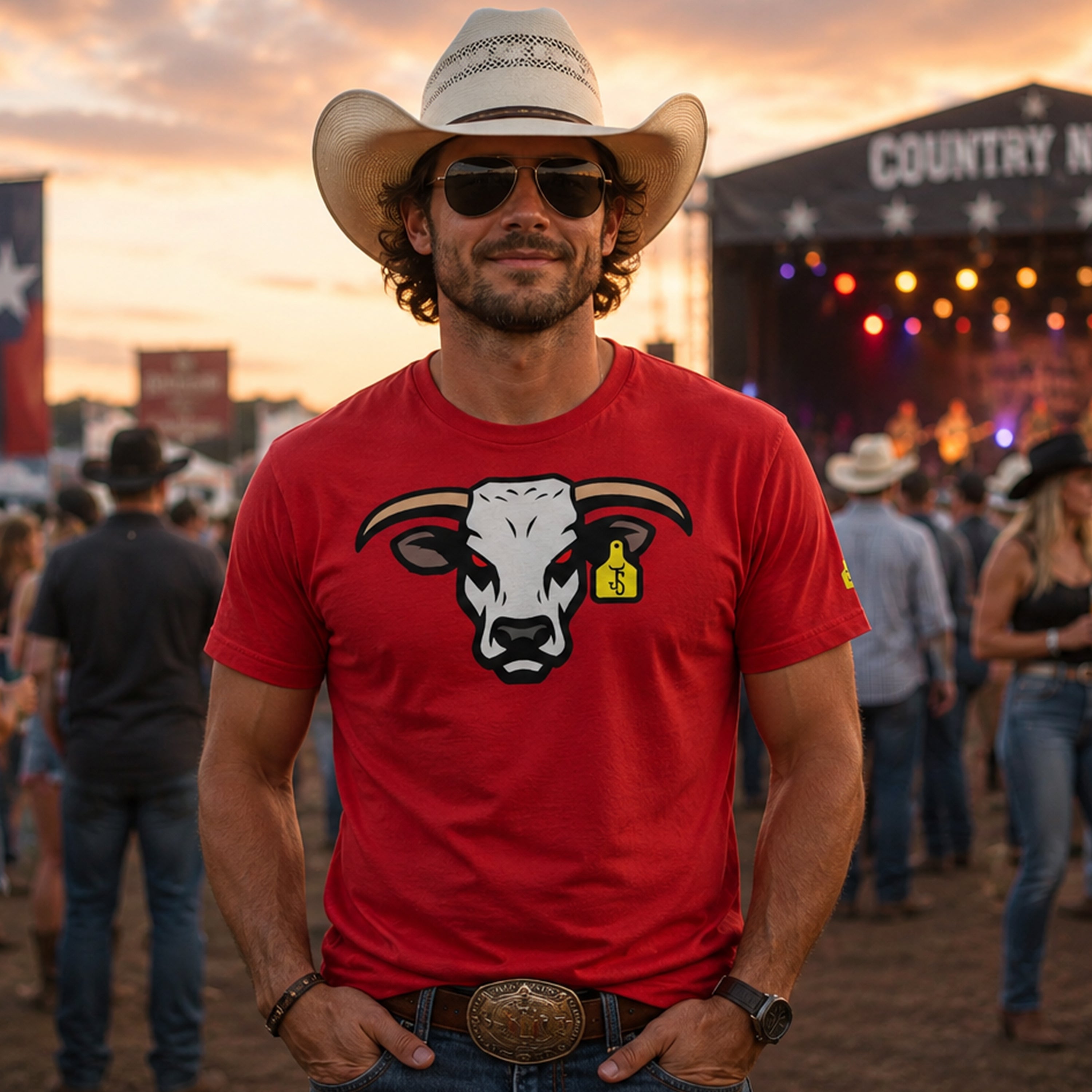 Mad bull Western Tshirt