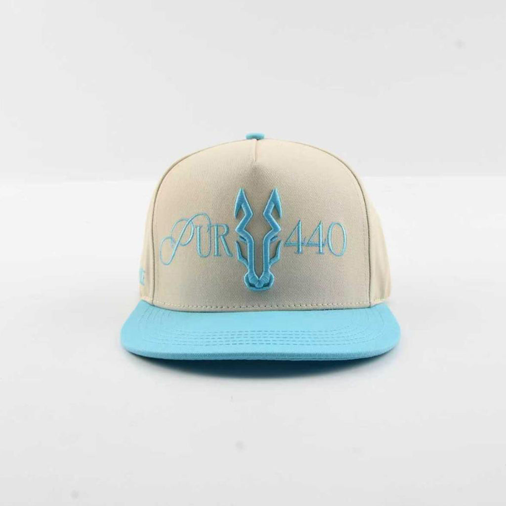 Cuarto de milla cielo gorra vaquera snapback