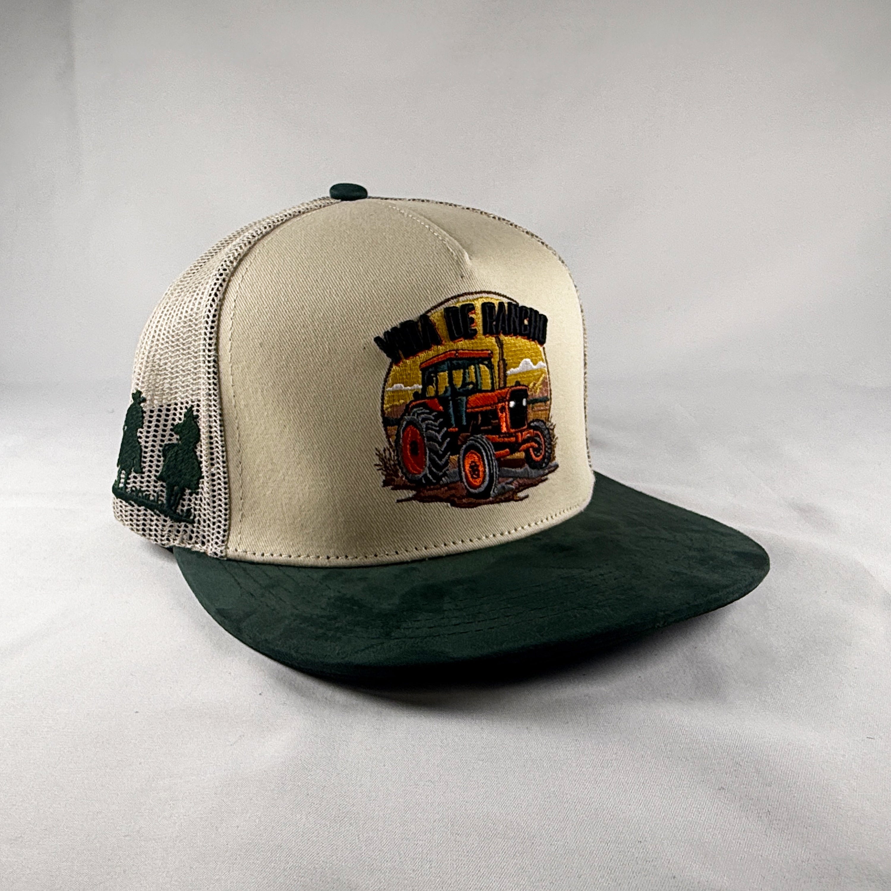Ranch life hard ground western snapback cap