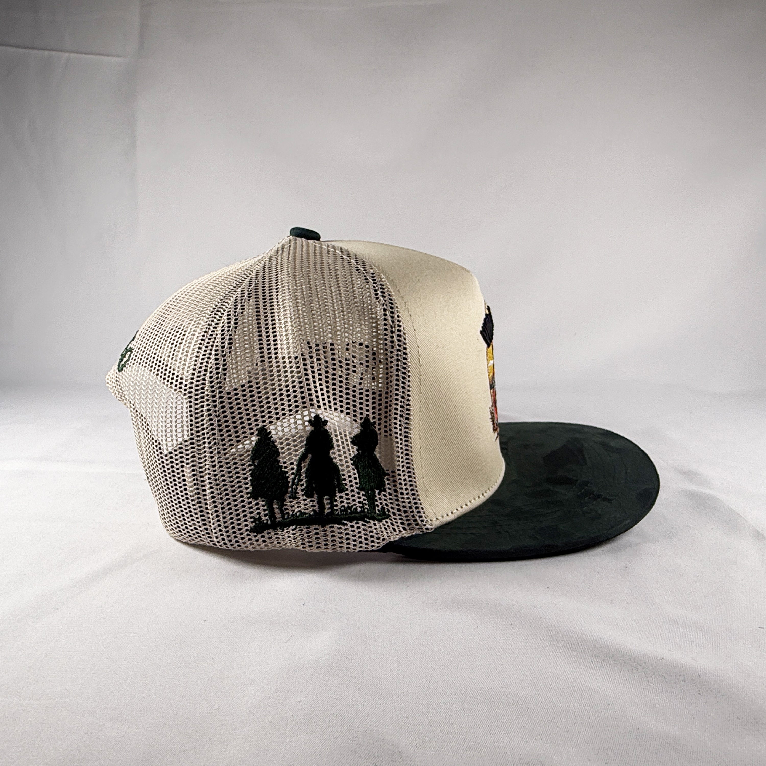 Ranch life hard ground western snapback cap