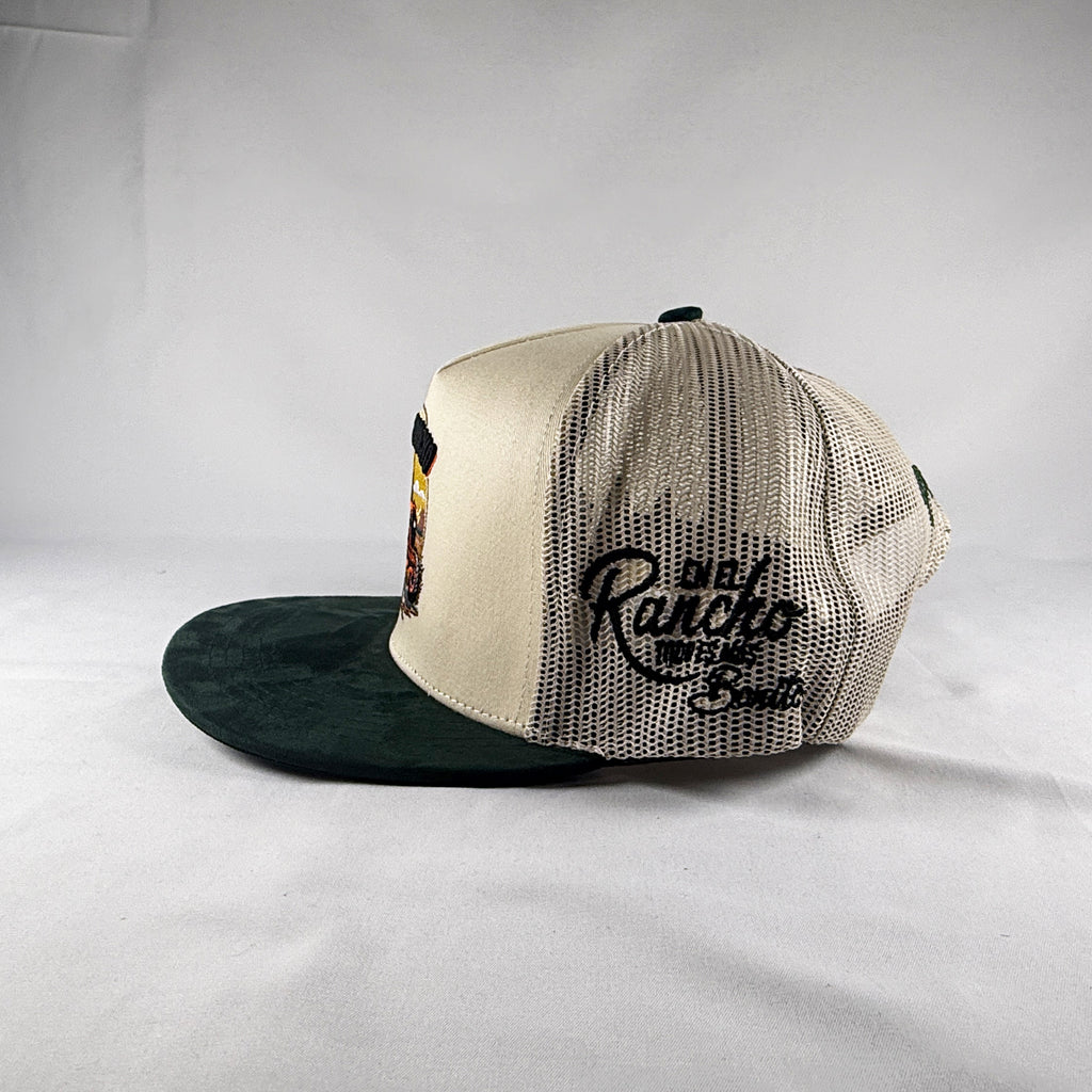 Ranch life hard ground western snapback cap