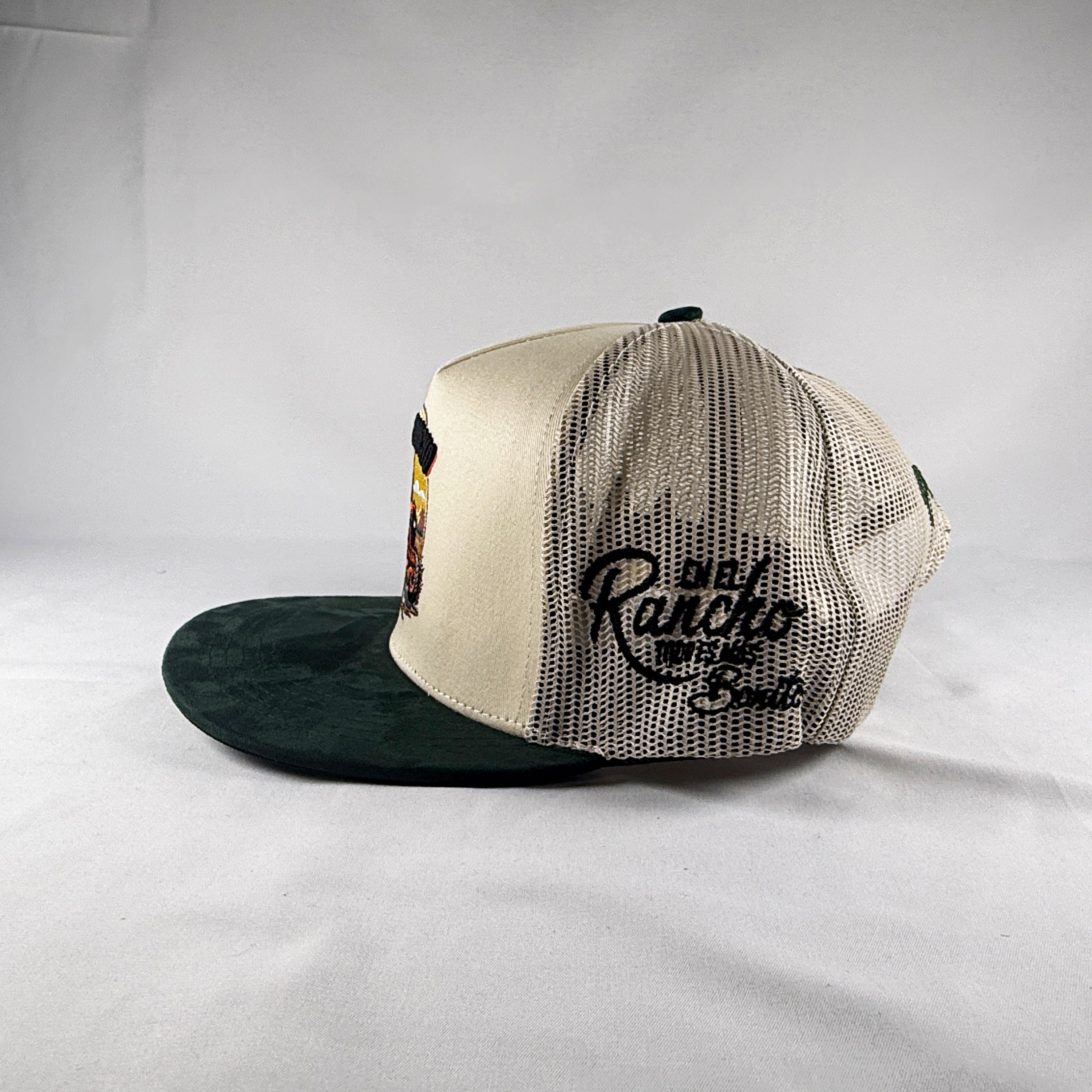 Ranch life hard ground western snapback cap