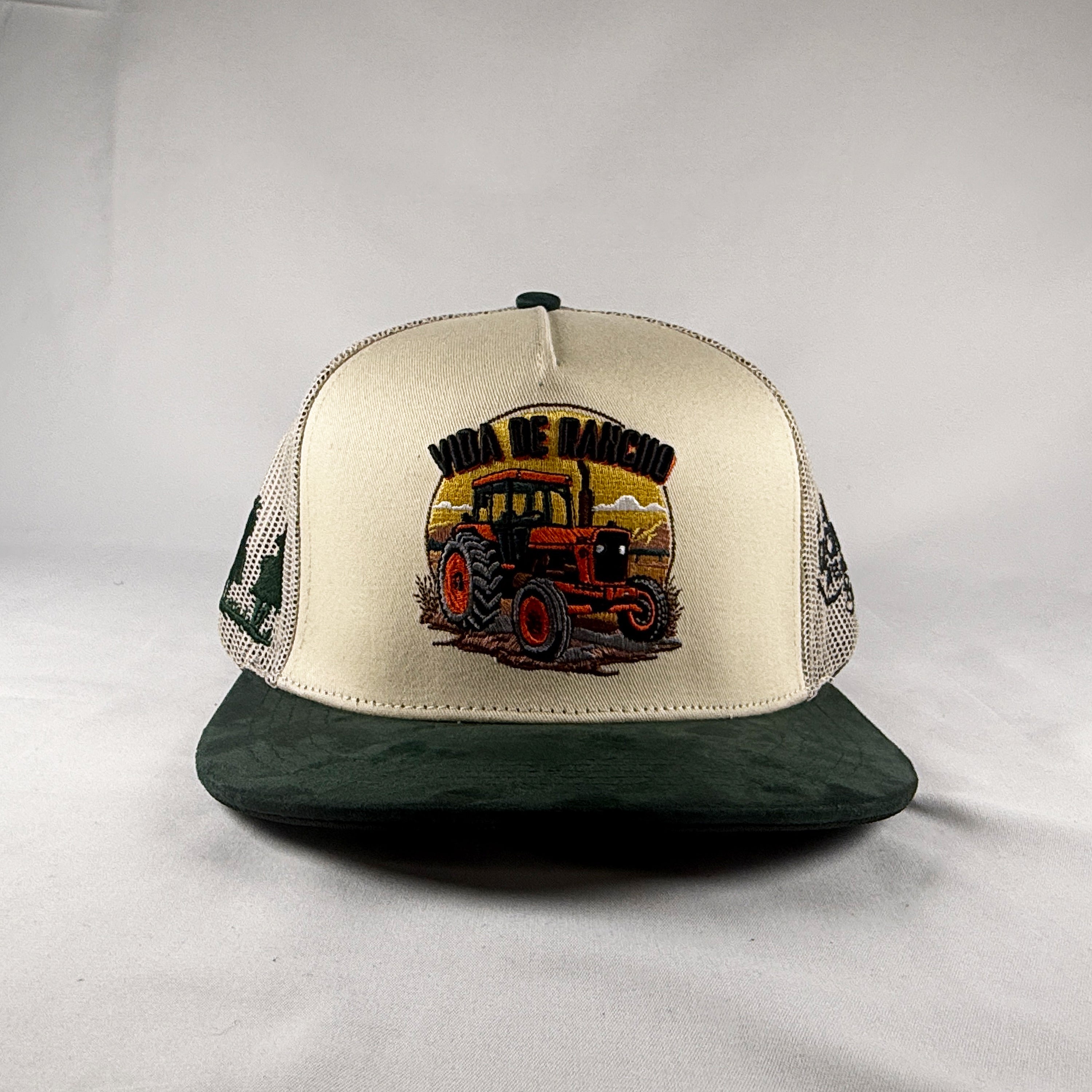 Ranch life hard ground western snapback cap